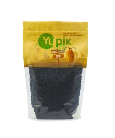 Yupik Organic Black Beluga Lentils 1kg 6 Count Non-GMO Vegan Gluten-Free Kosher Raw Sugar-Free - Rich in Protein Fiber & Iron Perfect for Soups & Salads 1 kg (Pack of 6)