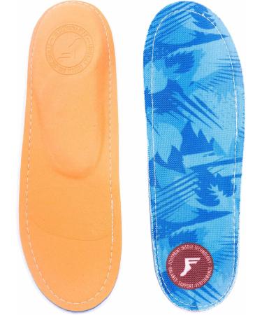 Footprint Kingfoam Low Profile Orthopedic Insoles Size 10/10.5 - Blue Camouflage | Premium Comfort & Support - Buy Online on GoSupps.com