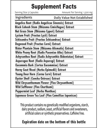 Female Treasure - Herbal Supplement for Hormone Balance, PMS Relief, Menopause Support & Energy Boost - Buy Online on GoSupps.com