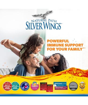 Natural Path Silver Wings 200ppm Silver with Aloe Vera Gel and Tea Tree Oil - Soothing Skin Care - 1.5 oz 1.5 Ounce (Pack of 1) - Buy Online on GoSupps.com