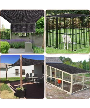 10x10ft High Density Dog Kennel Shade Cover with Grommets- Sunblock Mesh Panel for Outdoor Pet Crate and Chicken Coop - Buy Online on GoSupps.com