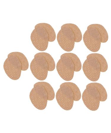 FOMIYES 30 Pairs Forefoot Half Size Pad Credit Card-Sized Magnifier Big Shoe Filler Half Shoe Pads Insoles of Forefoot Insoles Pad Toe Gel Pads Insole Pad Canvas