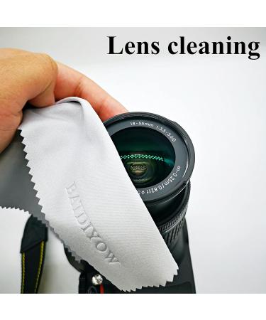 Premium Microfiber Cleaning Cloths - 8 Pack (6x7 inches) for Glasses Screens & Electronics | Best Quality & Value - Buy Online on GoSupps.com