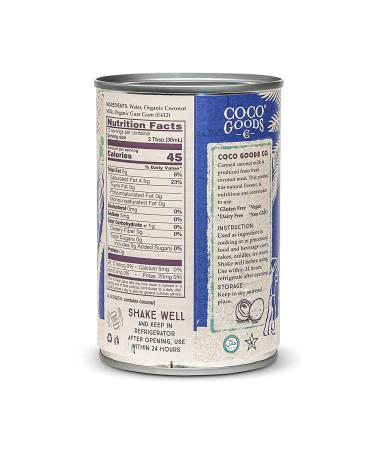 Single-Origin Organic Coconut Milk 13.5 fl. oz - Gluten-free, Non-GMO, Vegan, Dairy-free - 12 Pack 13.5 Fl Oz - Buy Online on GoSupps.com