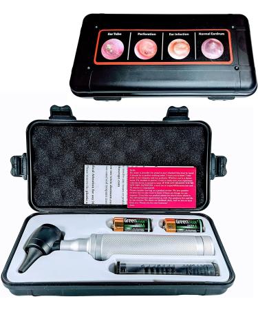 Lifetime Warranty 5th Gen Dr Mom Professional Otoscope - 100% Forever Guarantee  - Full-Size with Our Largest Lens