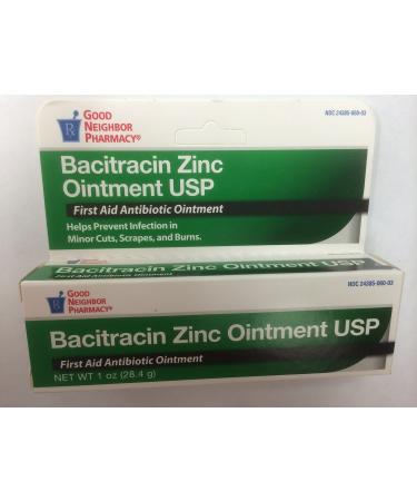 Bacitracin Zinc First Aid Antibiotic Ointment 1 Oz