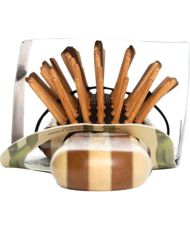 Bamboo Bass Brushes | Eco-Friendly Small Paddle Hair Brush with Bamboo Handle - Buy Online on GoSupps.com