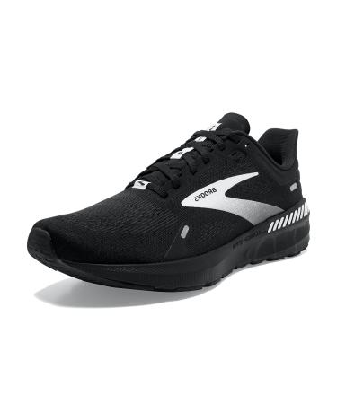 Brooks Mens Launch GTS 9 Supportive Running Shoe Black/White 12