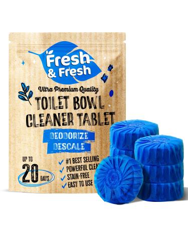 Disposable Toilet Bowl Cleaners(10 Tablets) Odor Eliminator Fresh Scent Multipurpose Residential and commercial Toilet Cleaners 2-3 week Lasting Toilet Bowl Cleaner