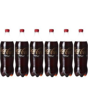 Coca-Cola Coke Zero Caffeine Free 1.5L - Pack of 6 - Buy Online on GoSupps.com