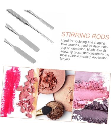 4 pi ces Lot de Spatules Acier Inoxydable pour Manucure et Maquillage B tons de M lange Plats et Effil s Outils Professionnels pour Ongles et Maquillage Accessoires Proth siste - Buy Online on GoSupps.com