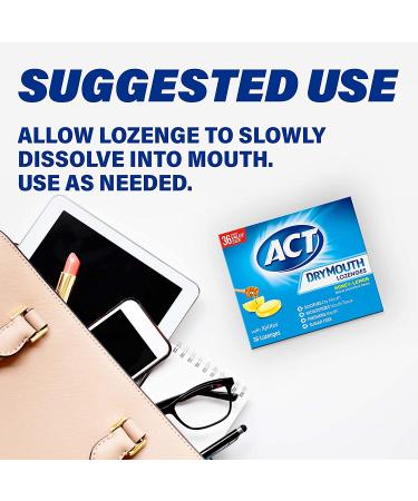 Act Dry Mouth Lozenges with Xylitol - Honey-Lemon Flavor, 36 Count - Buy Online on GoSupps.com