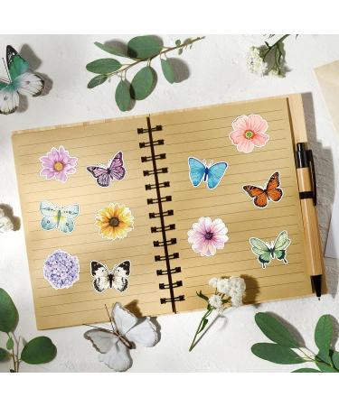W1cwey 1000pcs Assorted Butterfly Flower Sticker Rolls (2 Rolls) - 16 Colorful Butterfly Decals, Cute Flower Stickers for Kids, Party Favor Decoration - 1.5 * 1 Inch - Buy Online on GoSupps.com