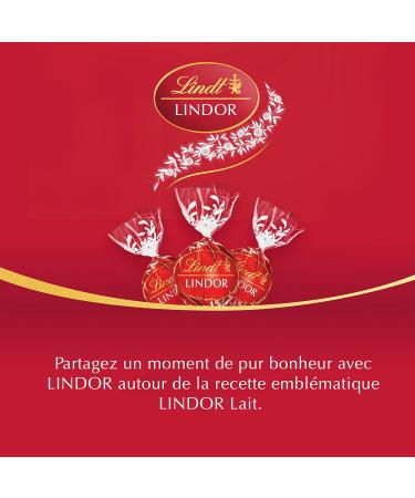 Lindt - Cornet LINDOR - Milk Chocolate - Soft Heart 200g - Buy Online on GoSupps.com