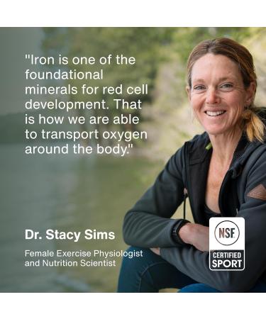 Momentous Iron+ with Vitamin C & Vitamin B Complex - Ferrochel Iron Capsules for Foundational Health Support - NSF Certified for Sport - Gluten-Free - 60 Servings - Buy Online on GoSupps.com