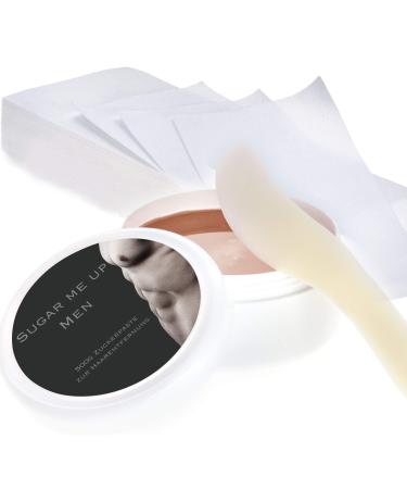 Sugaring sugar paste sugar me up!Men hair removal - especially for men including 500g paste 50 fleece strips 1 plastic spatula illustrated application instructions made in Germany