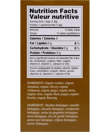 imperial organic Organic Chai Tea Caramel Rooibus Naturally Caffeine-Free 18-pack - Buy Online on GoSupps.com