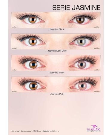 Buy Jasmine Choco Brown Premium Contact Lenses - Soft 3-Month 2-Pack with Container | 6.00 Diopters | International Shipping - Buy Online on GoSupps.com