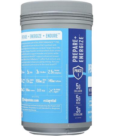 Vital Proteins Performance Pre-Workout - Watermelon Blueberry 13 oz | Boost Energy & Recovery - Buy Online on GoSupps.com