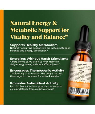 Amazing Botanicals Bitter Orange Liquid Extract Tincture (Citrus aurantium) 50mg Herbal Supplement Drops Vegan, Non-GMO, Alcohol and Sugar Free 30mL (1oz) - Buy Online on GoSupps.com