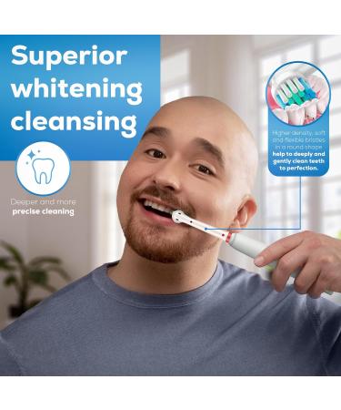 Replacement Toothbrush Heads Compatible with Oral-B Braun | Pack of 8 Precision Refills for Electric Brush Heads - Fits Oral-B 7000 Pro 1000 9600 500 3000 8000 Vitality Plus - Buy Online on GoSupps.com