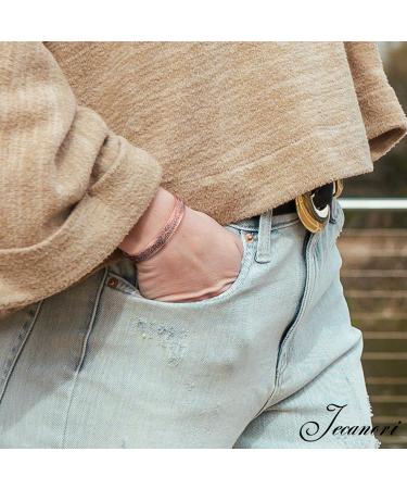 Jecanori Copper Magnetic Bracelet - Adjustable Cuff Bangle with 8pcs 3500 Gauss Magnets | Solid Copper Brazaletes for Men Women | Simple Style | Gift Box Included - Buy Online on GoSupps.com