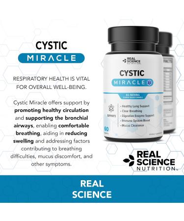 Real Science Nutrition Offers Cystic Miracle - A Natural Supplement to Breathe Easier, Enhance Lung Health, and Improve Well-Being - Buy Online on GoSupps.com