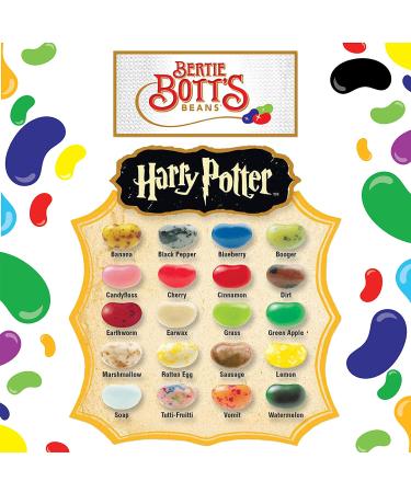 Jelly Belly Harry Potter Bertie Botts Every Flavored Beans Bundle - 1.2 oz (4 ct) + Rating Cards (6 ct) - Harry Potter Candy - Buy Online on GoSupps.com