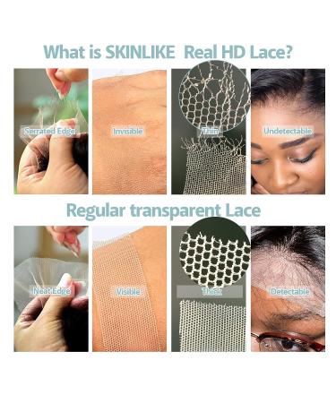 BEEOS 5x5 Skinlike Real HD Lace Closure - Invisible Swiss HD Lace, Pre-plucked Hairline, 12A Virgin Human Hair, Natural Black 16 Inch - Buy Online on GoSupps.com