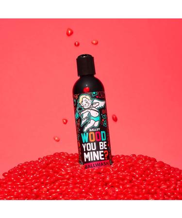 Ballsy Wood You Be Mine Charcoal Body Wash for Men 8oz - Natural Soap with Coconut Oil and Aloe Vera - Moisturizing Shower Gel with Drift & Dunes Scent - Buy Online on GoSupps.com
