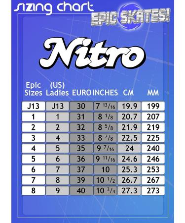 Epic Skates Super Nitro Quad Speed Roller Skates - Black/Pink, Adult Size 8 - Buy Online on GoSupps.com