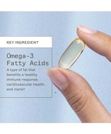 Amy Myers MD Complete Omega-3 Softgels - Fish Oil Supplement for Cardiovascular & Immune System Support - Non-GMO, Non-Dairy & Non-Soy - 60 Softgels (60 Servings) - Buy Online on GoSupps.com