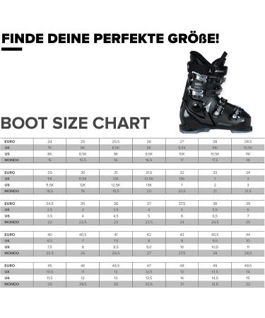 Atomic Hawx Magna 85W Women's Ski Boots - Black/Denim/Silver | 102mm Wide Fit | Prolite Stability & Memory Fit - Buy Online on GoSupps.com