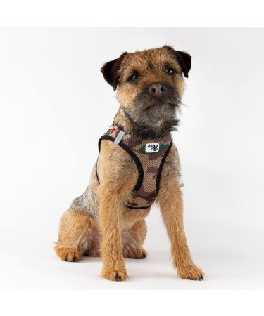 Shop XS Camo Vest Harness with Air-Mesh & D-Ring Buckle - Perfect for Small Dogs | International Shipping Available - Buy Online on GoSupps.com