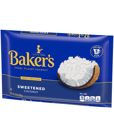 Bakers Sweetened Angel Flake Coconut - 14 oz Bag - Buy Online on GoSupps.com