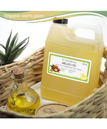 Buy Dr Adorable 32 oz Argan Marrakesh Oil - Unrefined 100% Pure Organic Cold Pressed | Free Worldwide Shipping - Buy Online on GoSupps.com