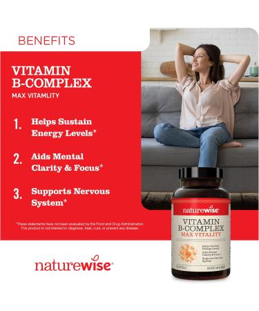 NatureWise 1000mg Omega 3 600mg EPA 400mg DHA with Vitamin E 180ct & Vitamin B Complex for Cellular Energy 60 Softgels 2-Month  - Buy Online on GoSupps.com