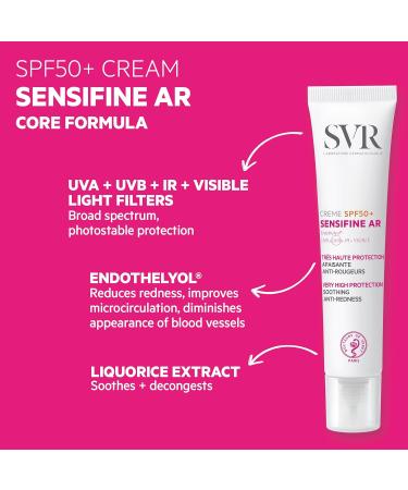 SVR Sensifine AR Cr me SPF50 50ml - Soothing Moisturizer for Sensitive Skin | International Shipping Available - Buy Online on GoSupps.com