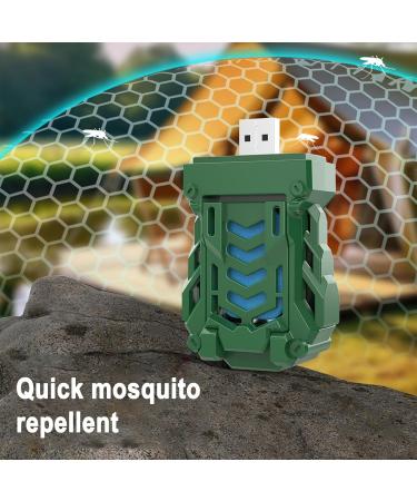 Repeller for Indoor - Plug-in Electric Fly Traps | Portable Flying Control Device Spray Alternative USB Rechargeable Repeller for Home Camping Supplies Scent-Free Loboy (Green) - Buy Online on GoSupps.com