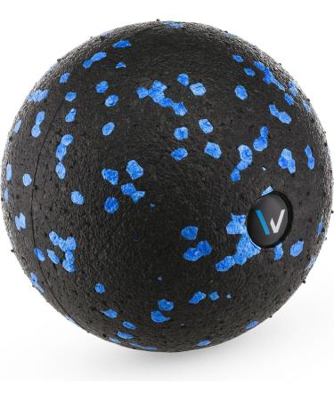 Gymtek Massage Ball Set - 2 Balls & Roller for Muscle Recovery Fascia Massage Yoga & Acupressure - Black & Blue - Buy Online on GoSupps.com