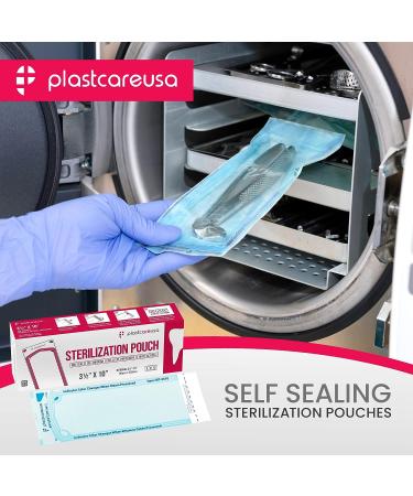 Self-Seal Sterilization Pouch 3.5 x 10 - 200 Box - Easy to Use & Secure - Buy Online on GoSupps.com