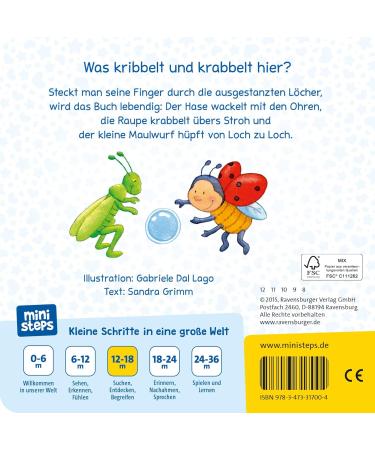 Buy ministeps: Funny Crawling Animals - My First Finger Play Book for Ages 12 Months+ - Buy Online on GoSupps.com