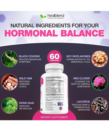 Women's Support Complex - Hormone Regulation Supplement for Menopause - 60 Capsules - Buy Online on GoSupps.com