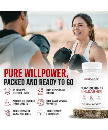 Nutrimend IQ GLP-1 Burner Unleashed - Weight Loss Pills for Women & Men | Unisex Fat Burner | Supports Healthy Pathways Associated with GLP-1 Activity | 3rd Party Tested Supplement - 60 Capsules - Buy Online on GoSupps.com