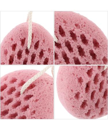 Lurrose Bath Ball Sponge Body Scrubber Ball Mesh Sponge Body Scrub Sponge Shower Balls Exfoliating Sponge Bath Stuff Shower Sponge Bath Sponge Swirl Frosted Pink Girl Polyurethane Pouf - Buy Online on GoSupps.com