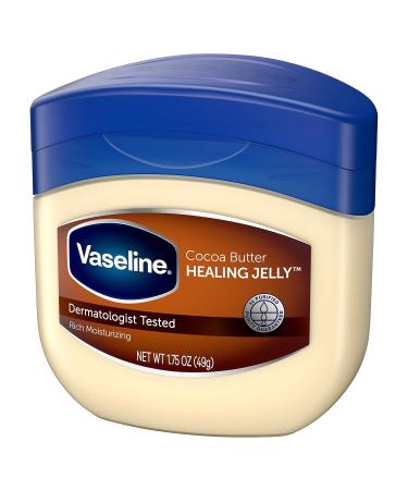 Vaseline Petroleum Jelly with Cocoa Butter - 1.75 Ounce | Soothing Moisturizer for Dry Skin - Shop Internationally - Buy Online on GoSupps.com