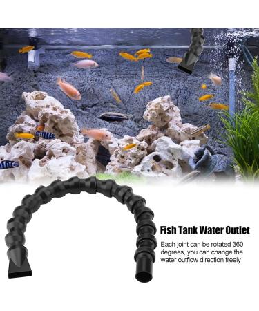 Psop 360 Rotatable Aquarium Water Outlet Nozzle - Flexible Duckbill Piping for Efficient Drainage & Return - Premium Aquarium Accessories - Buy Online on GoSupps.com