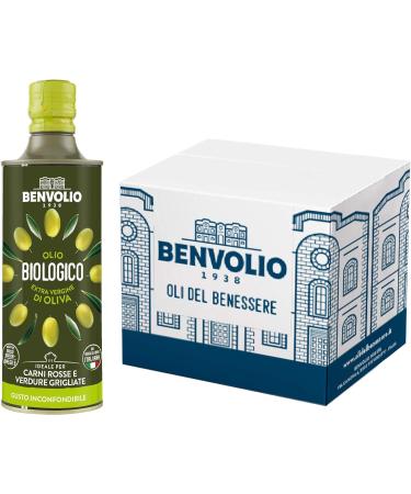 Organic Extra Virgin Olive Oil Benvolio 1938 Bio | 500 ml x12 PACK - Buy Online on GoSupps.com