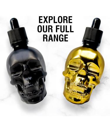 Beard Club Golden Skull Beard Oil 60ml - Frankincense & Myrrh Scented - Argan Oil Beard Softener for Men - Buy Online on GoSupps.com