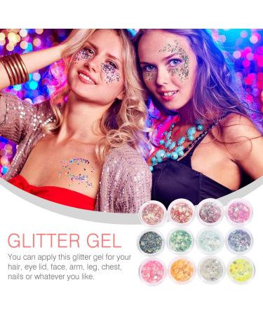  Didiseaon Didiseaon 48 Boxes of Glitter Nail Polish Gel Body Rave Accessories Glow in the Dark Party Supplies Hair Gel Eyeshadow Liquid Gel For Nails Nail - Buy Online on GoSupps.com